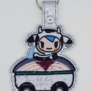 Tokidoki Mozzerella: Saba Speedster bag tag